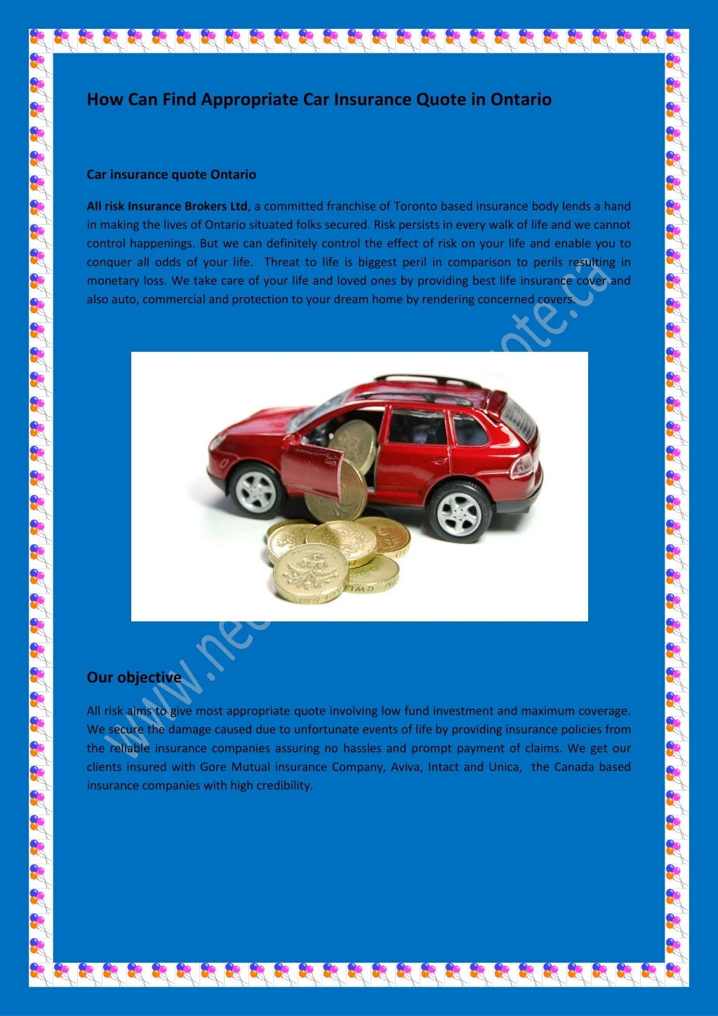 how can find appropriate car insurance quote