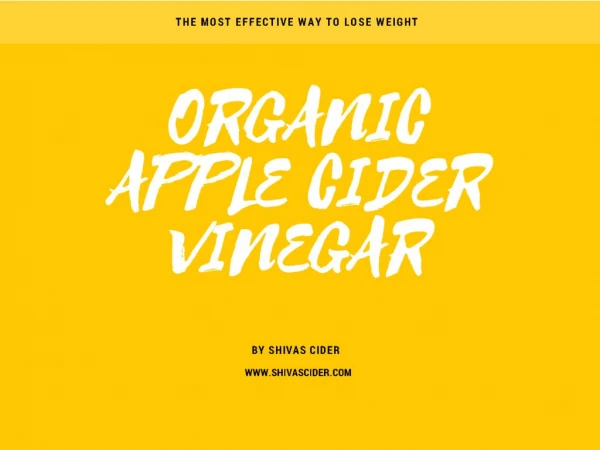 Natural Apple Cider Vinegar