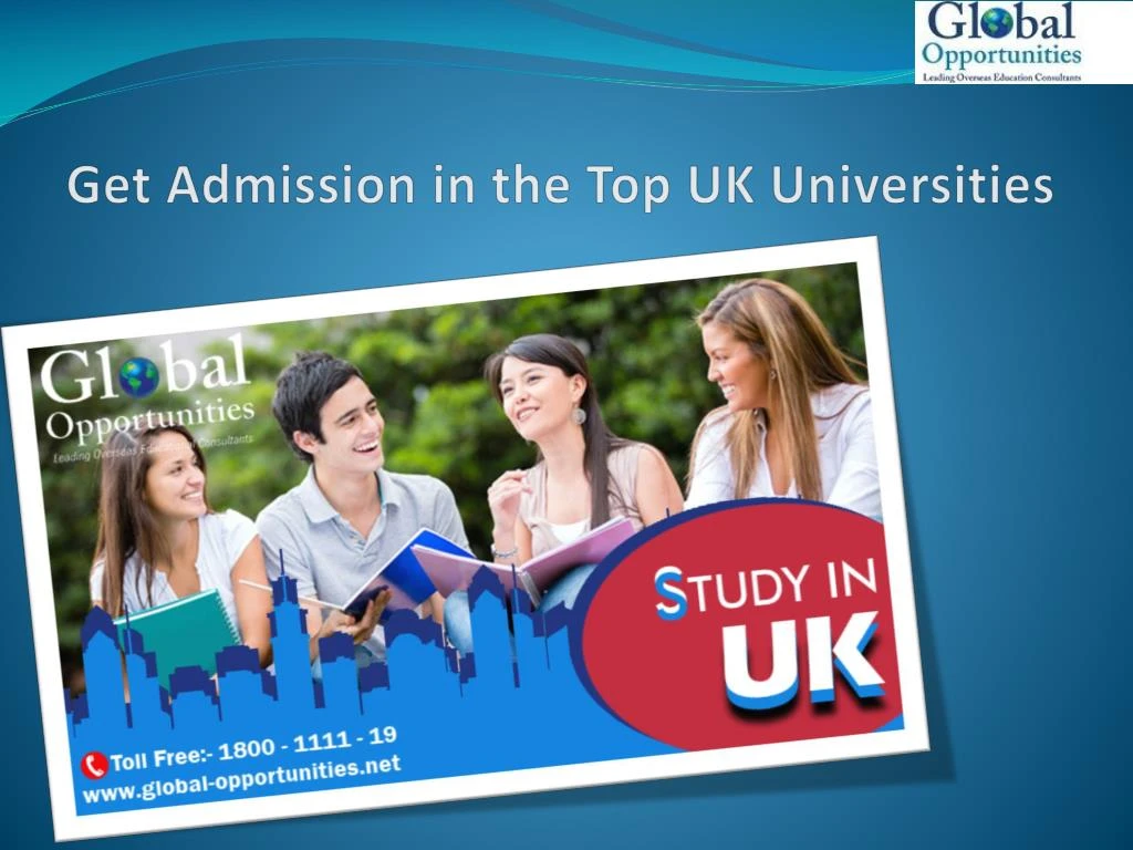 get admission in the top uk universities