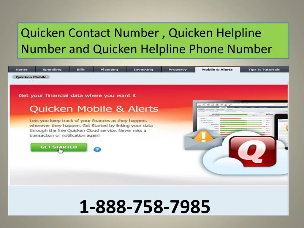 quicken contact number quicken helpline number