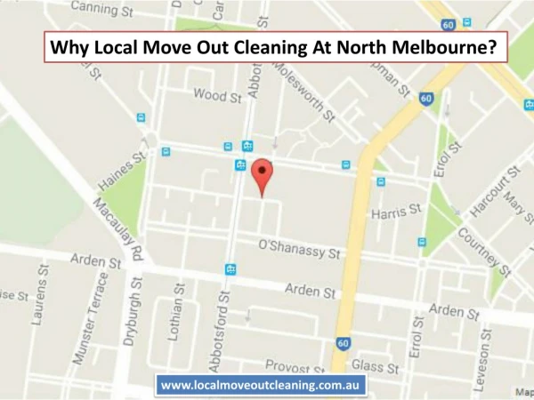 Why Local Move Out Cleaning At North Melbourne?