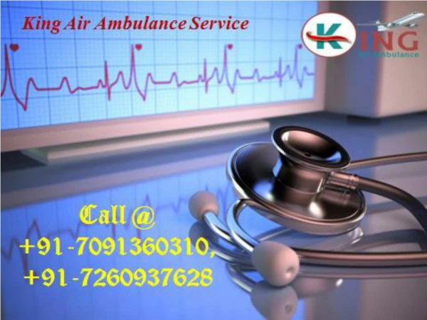 King Air Ambulance Services in Sri Nagar and Shimla with Emergency Service
