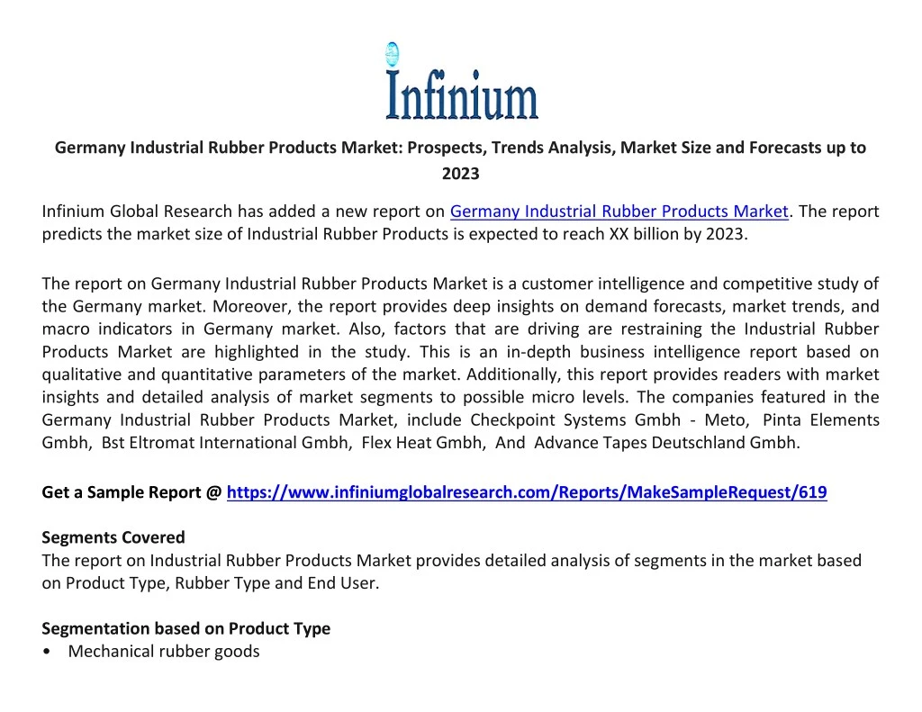 germany industrial rubber products market