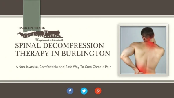 All About Spinal Decompression Therapy In Burlington