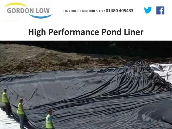 High Performance Pond Liner
