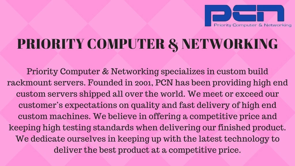 priority computer networking
