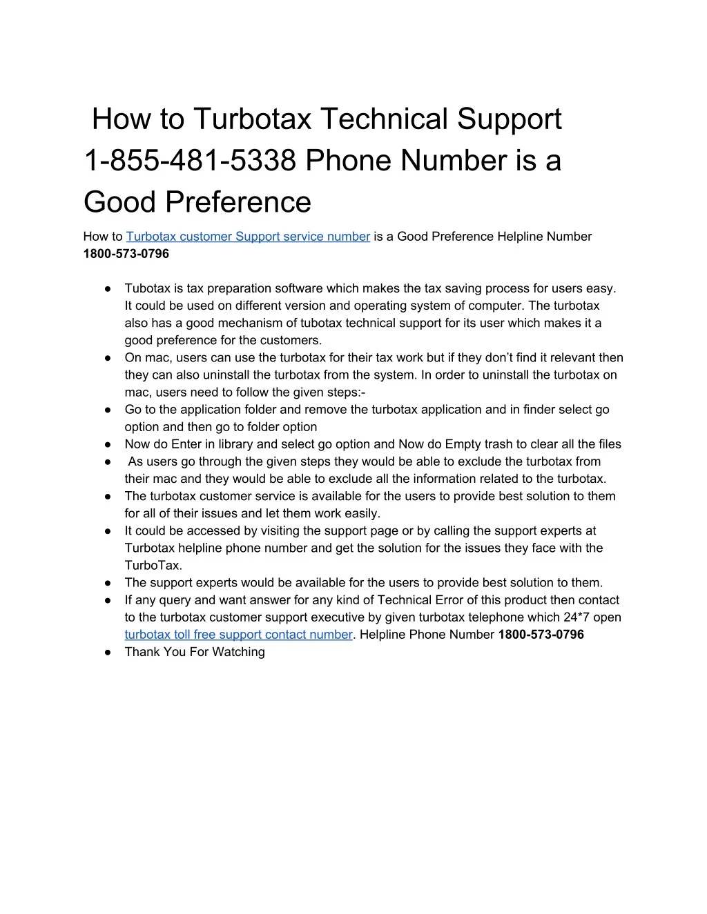 how to turbotax technical support 1 855 481 5338