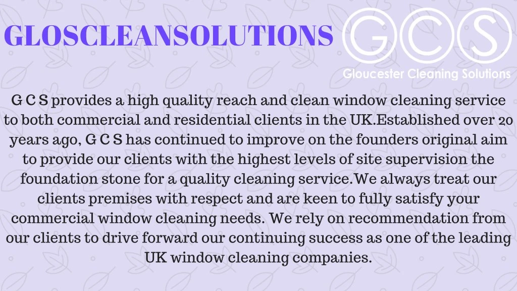 gloscleansolutions