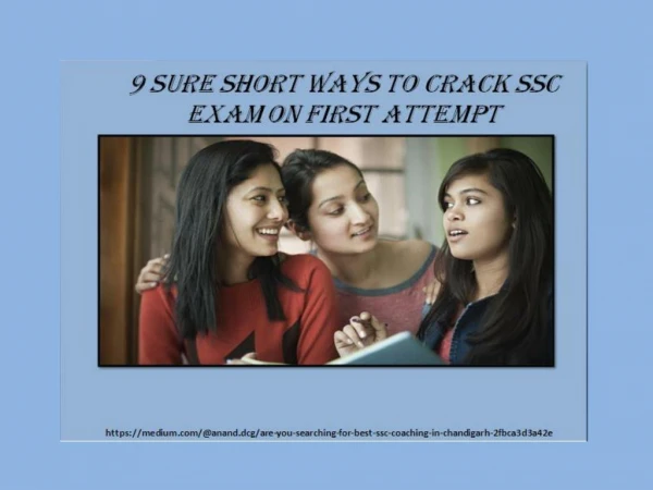 9 Sure Short ways TO Crack SSC Exam On First Attempts