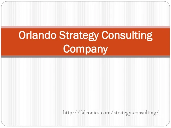 Orlando strategy consulting company