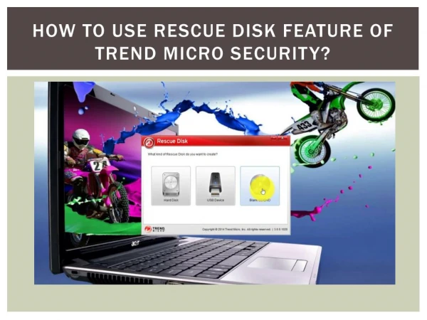 How to use Rescue Disk feature of Trend Micro Security?