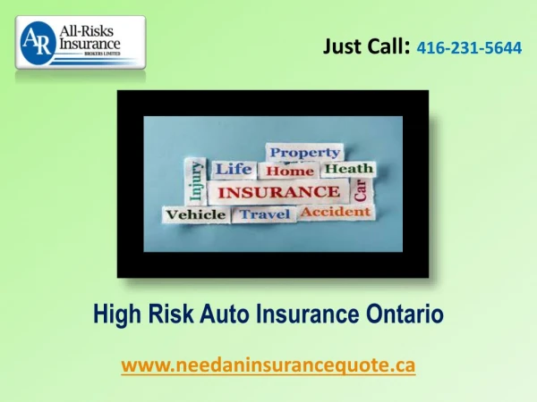 How Protect Yourself with High Risk Auto Insurance