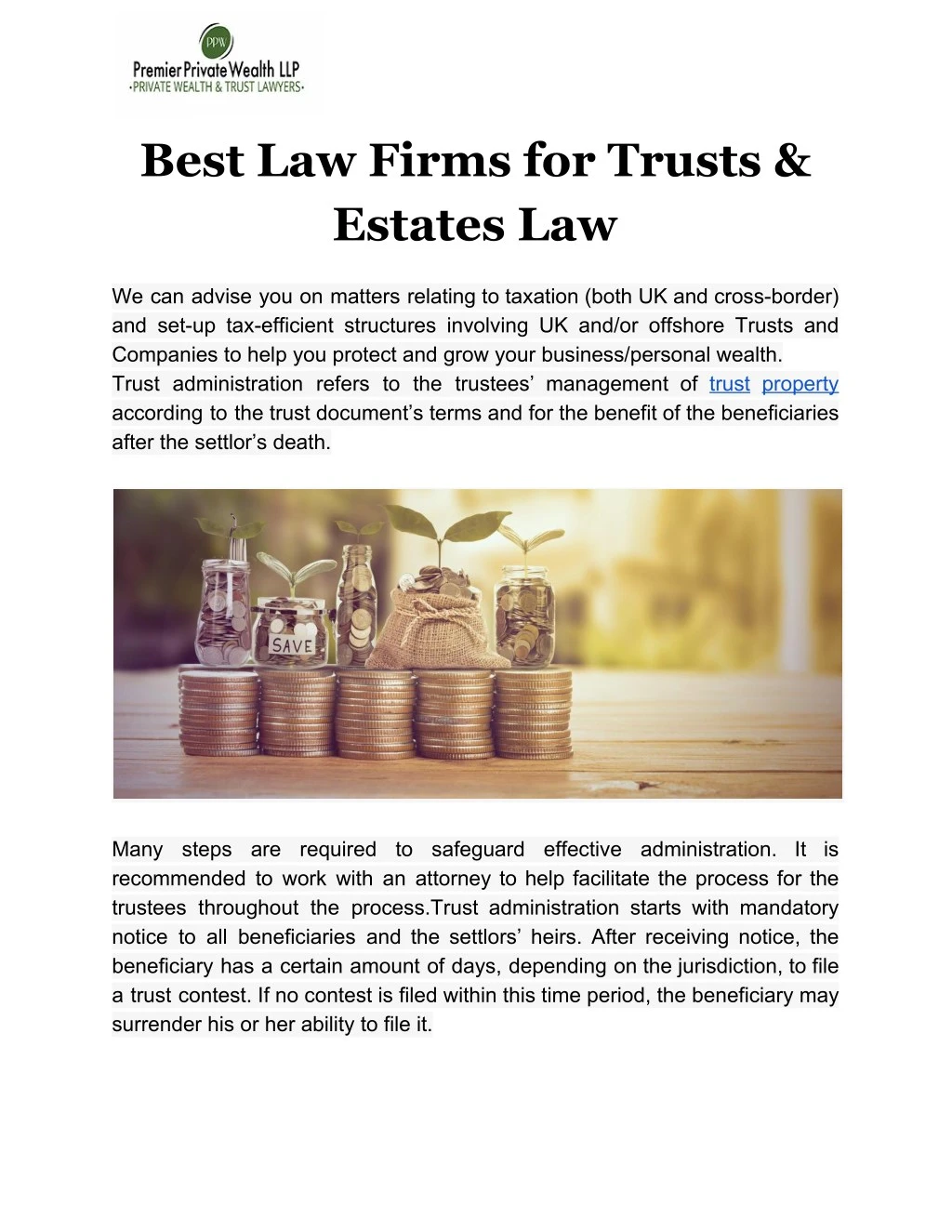 best law firms for trusts estates law