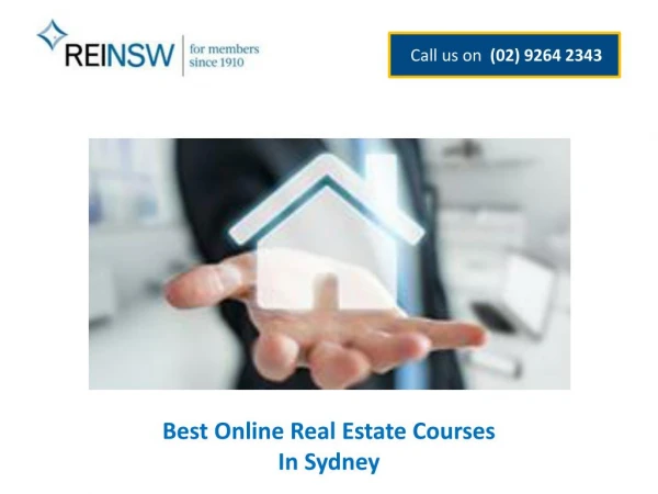 Best Online Real Estate Courses In Sydney