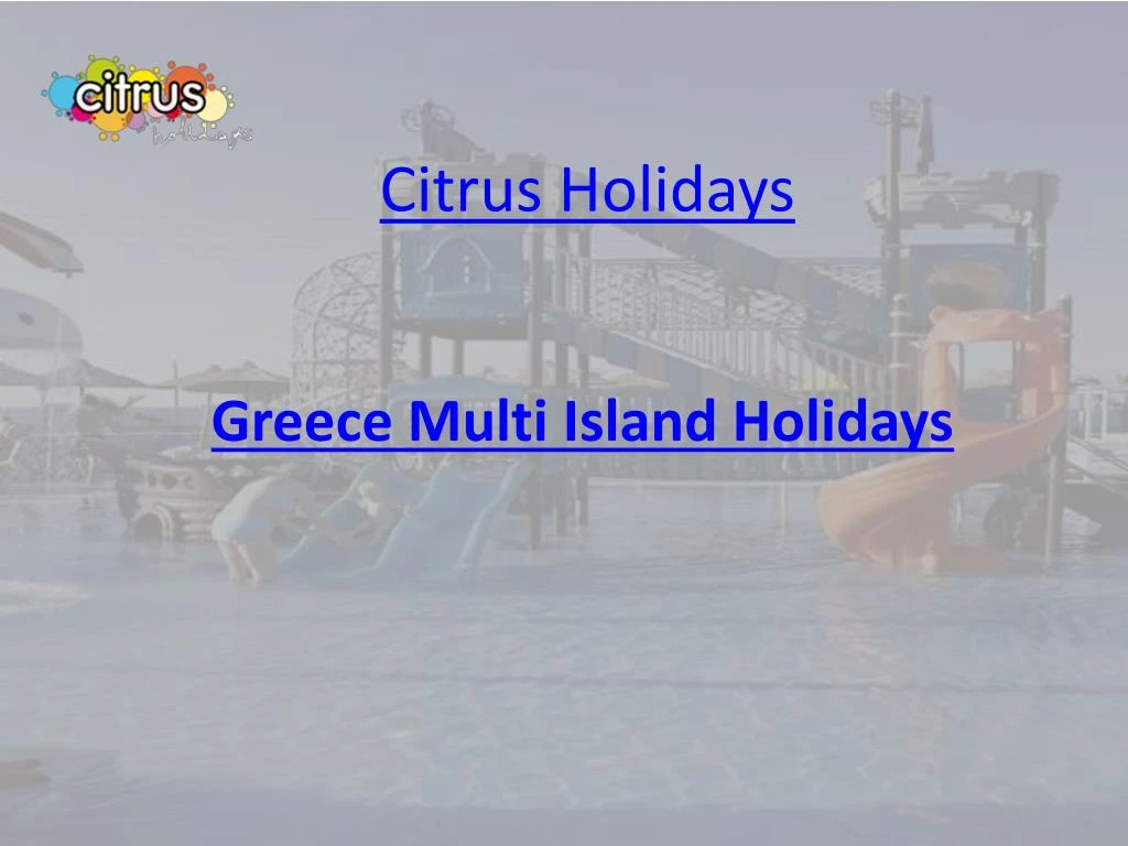 greec e multi island holidays