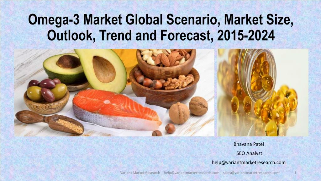 omega 3 market global scenario market size outlook trend and forecast 2015 2024