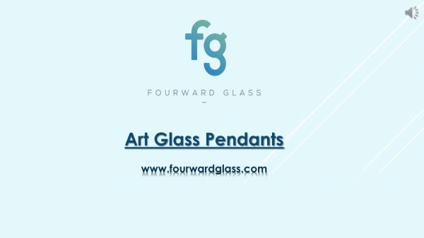 Art glass pendants - Fourward Glass Gallery