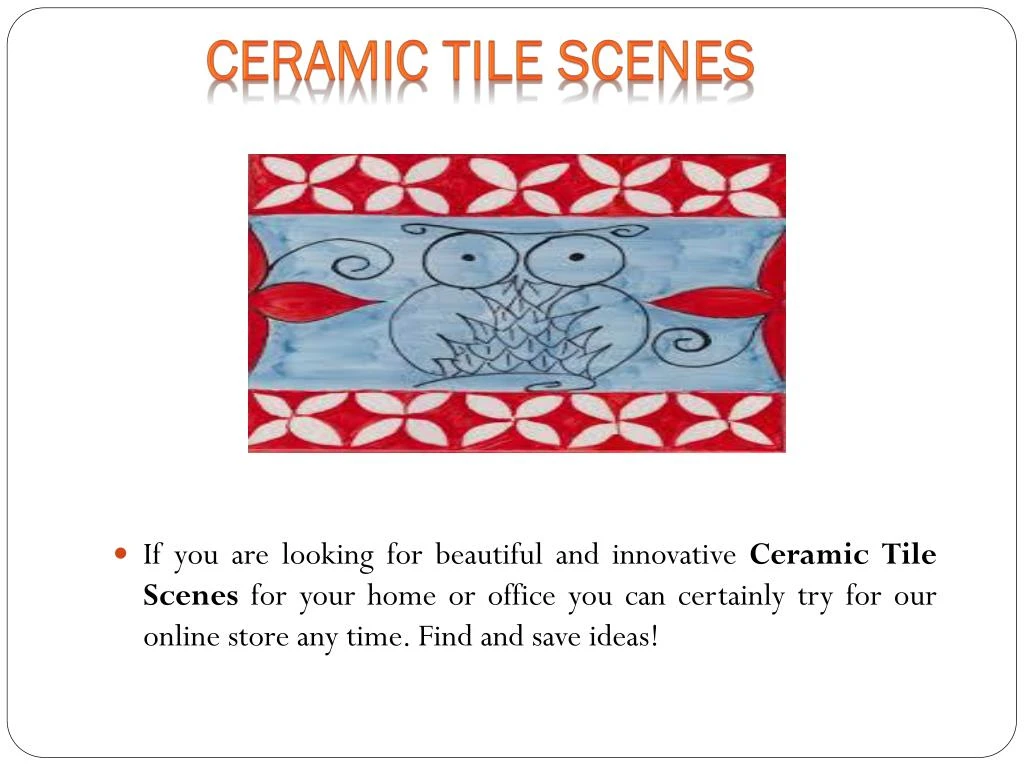 ceramic tile scenes