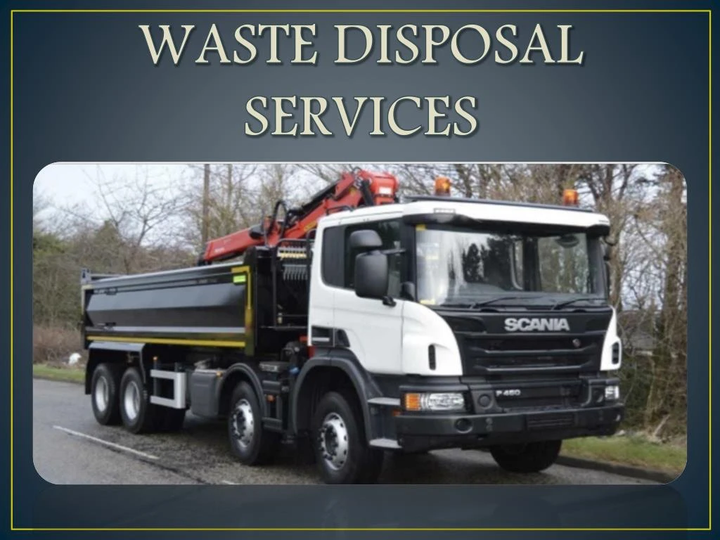 waste disposal services