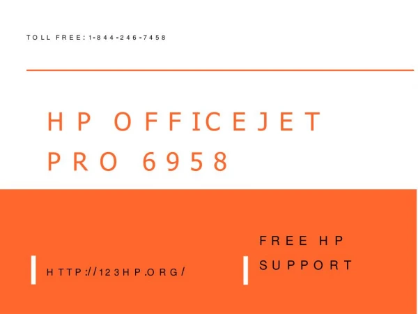 Hp officejet pro 6958 printer solution | 123.hp.com/ojpro6958