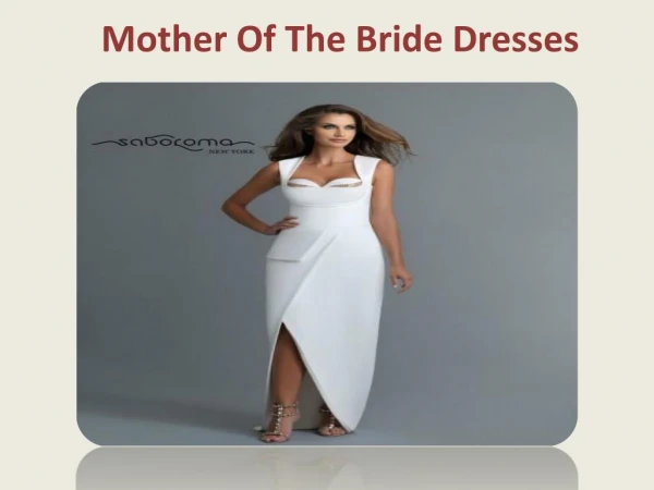 Different collection of mother of the bride dresses