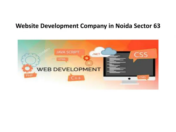 Website Development Company in Noida sector 63