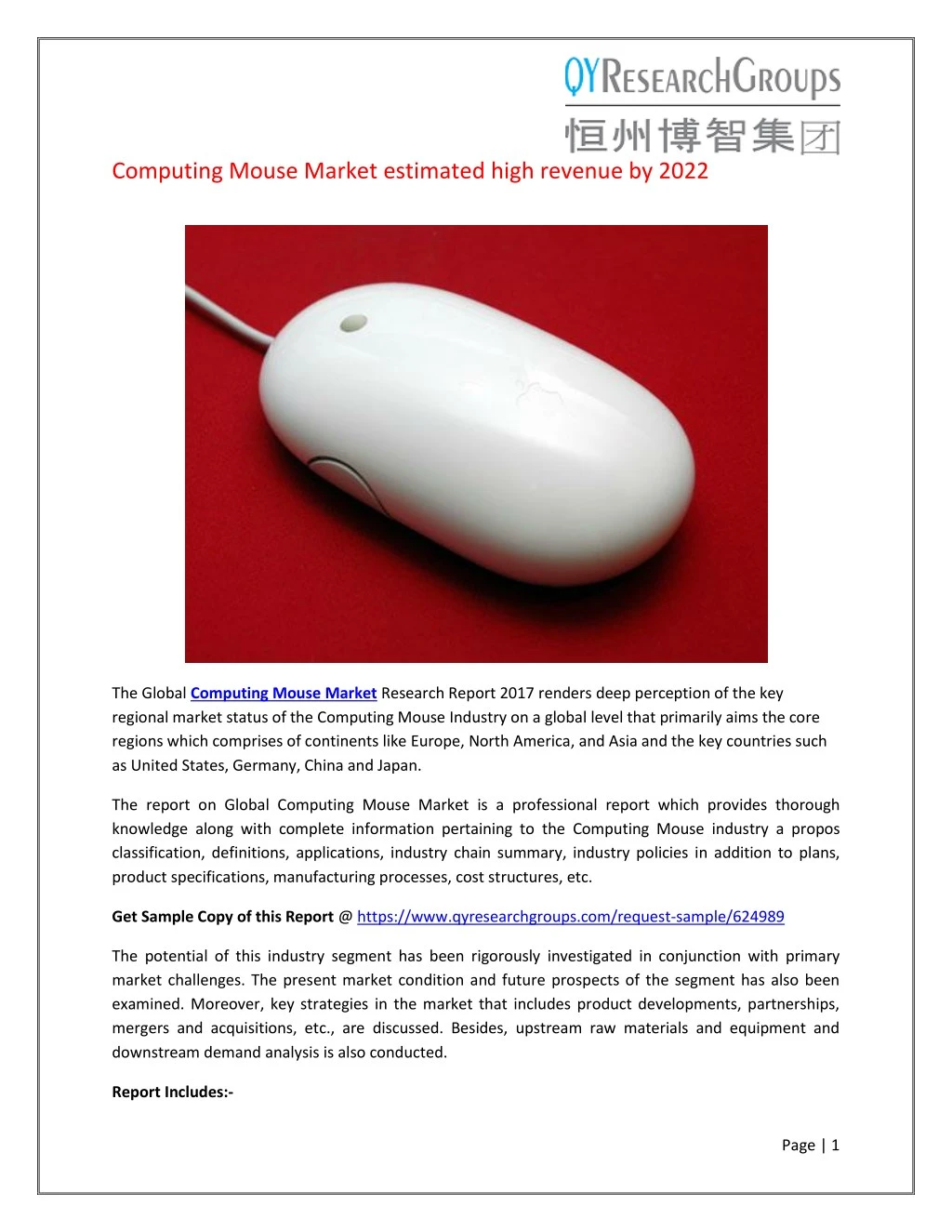 computing mouse market estimated high revenue