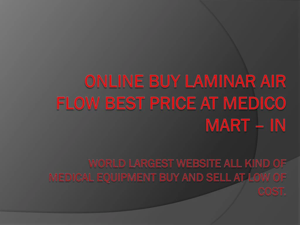 online buy laminar air flow best price at medico