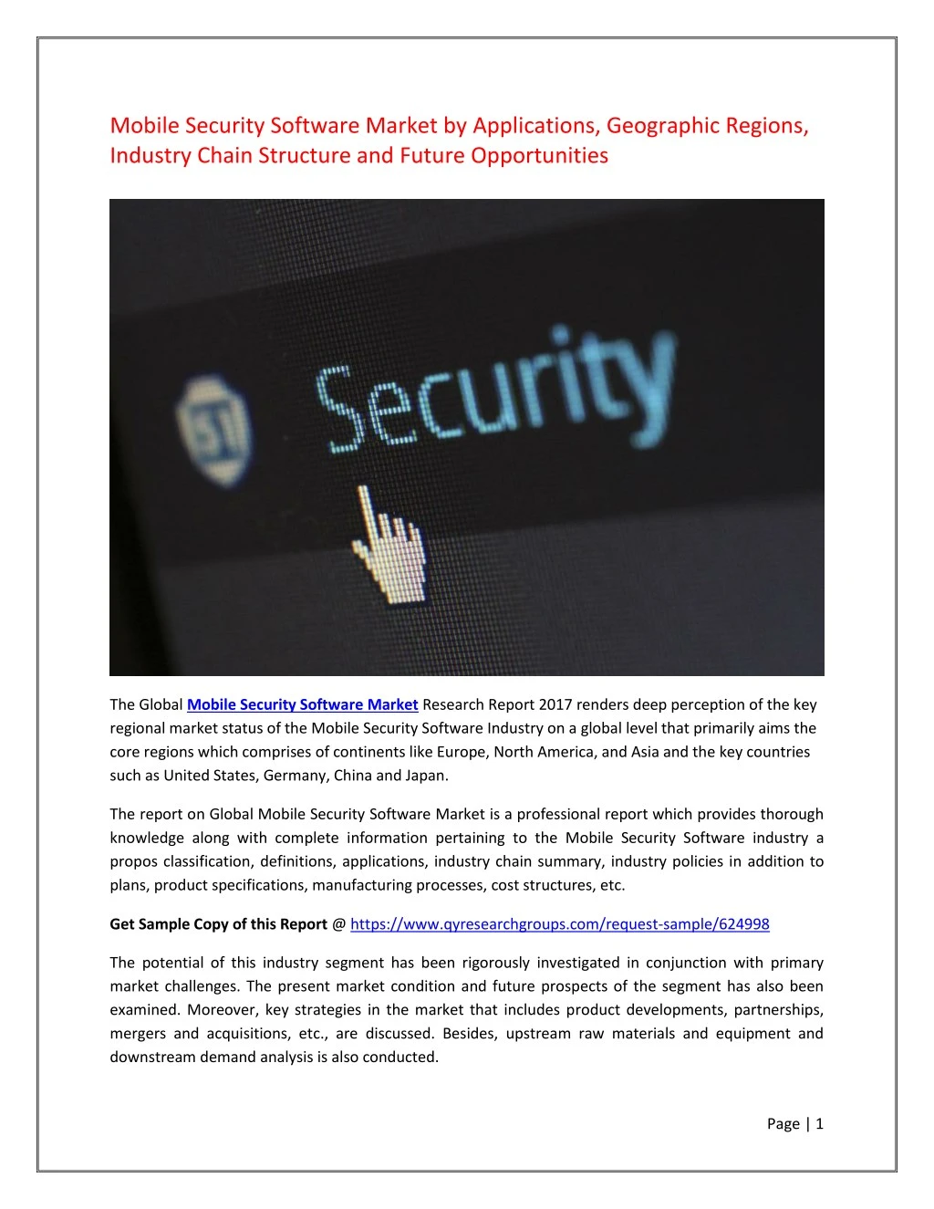 mobile security software market by applications