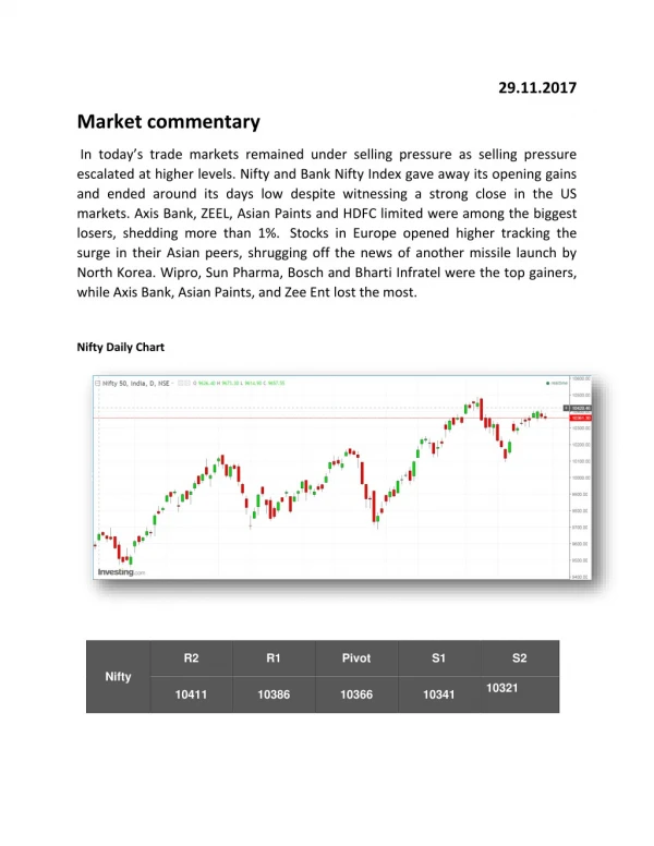 Daily Reports From CapitalHeight 29Nov2017