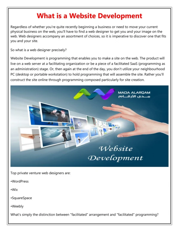 E-commerce website development | madaalarqam