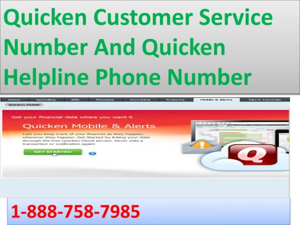 Attain Quicken Customer Service For The Latest Update