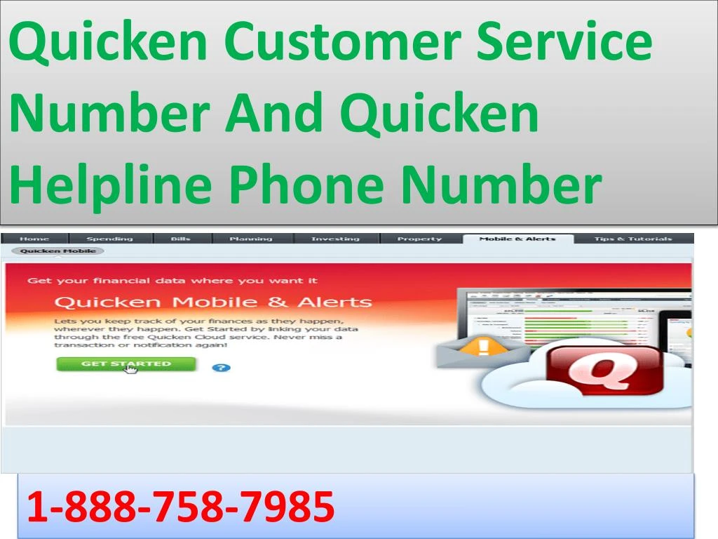 quicken customer service number and quicken