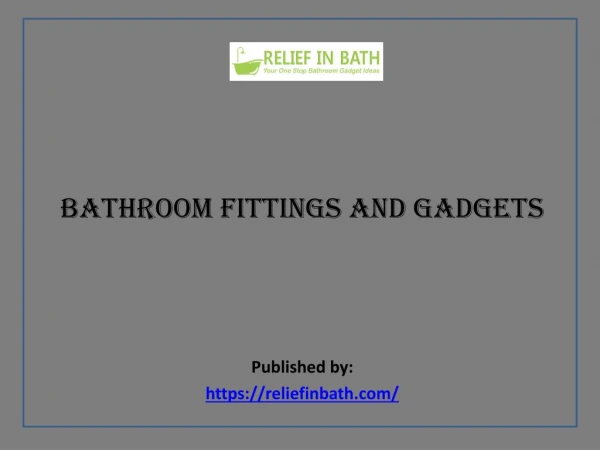Bathroom Fittings and Gadgets