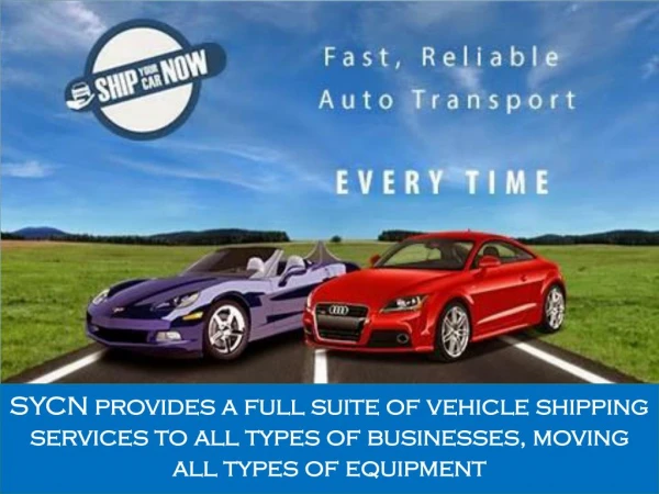 The Most Effective Vehicle Shipping Services