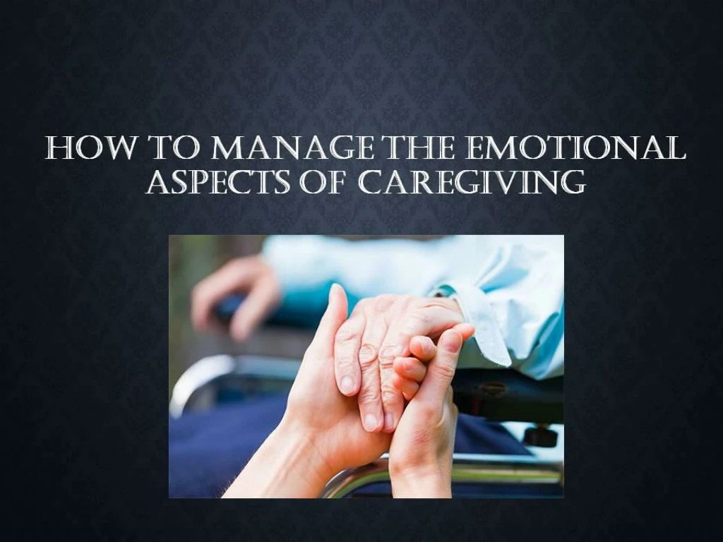 how to manage the emotional how to manage