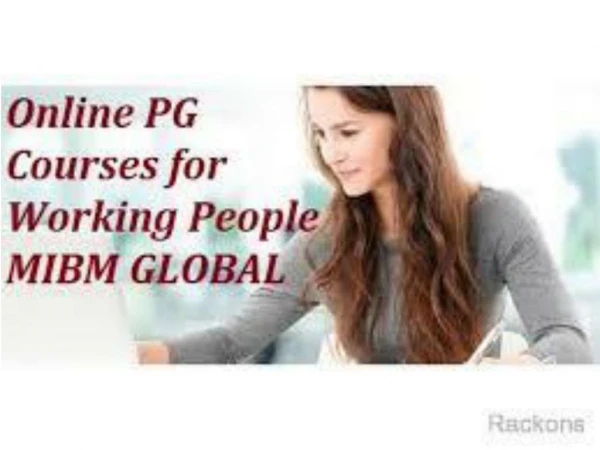 Online PG Courses for Working People your performance | MIBM Global