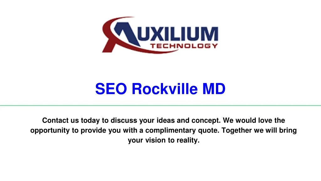 seo rockville md