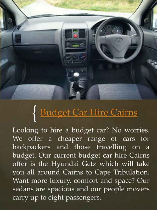 Car Rental Cairns
