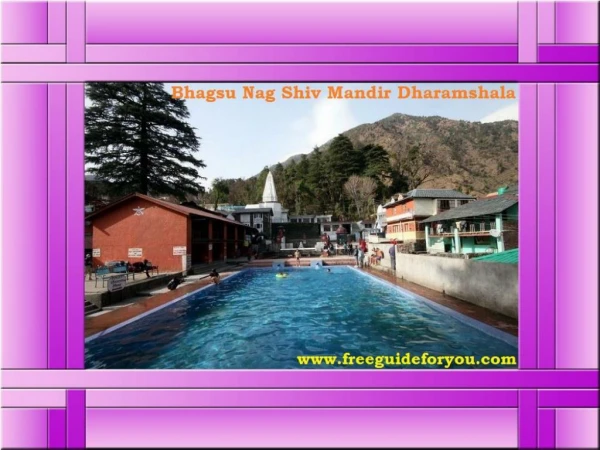 Travelling to Bhagsu Nag Shiv Mandir Dharamshala