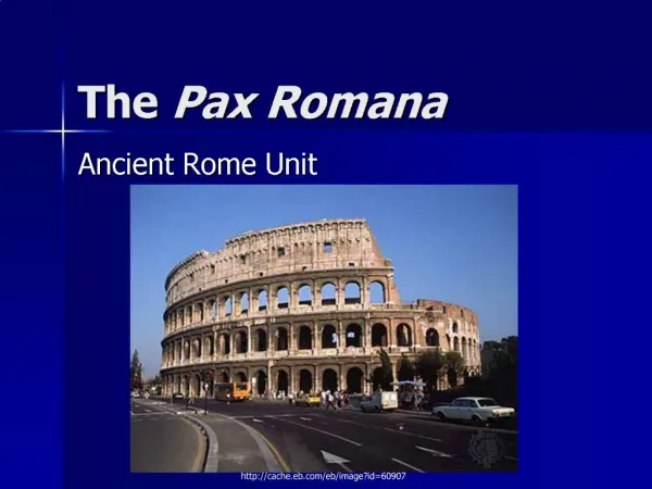 The Pax Romana