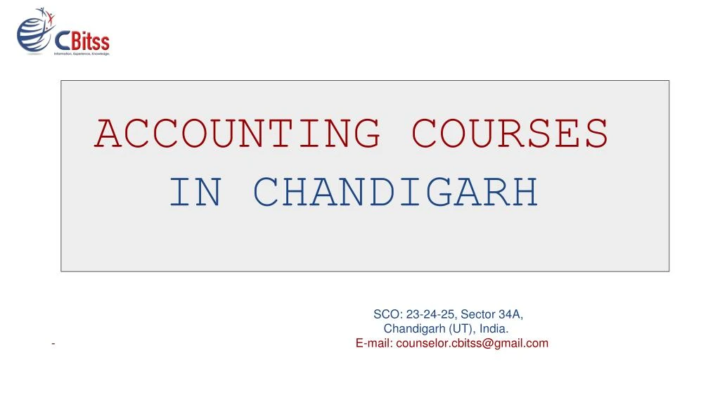 accounting courses in chandigarh