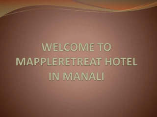 Best & Budget Hotels in Kullu Manali, Online Hotel Booking in Manali