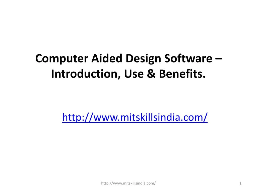 computer aided design software introduction