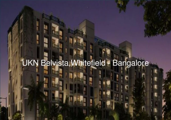 Book your dream apartments in UKn Belvista- Bangalore