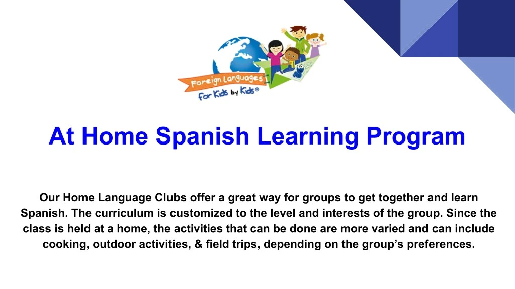 at home spanish learning program