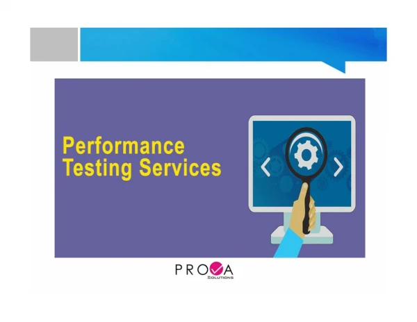 Performance Testing Services