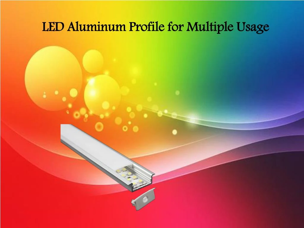 led aluminum profile for multiple usage