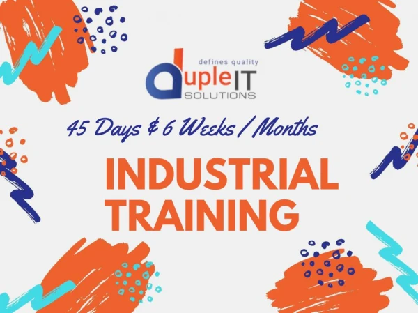 45 Days / 6 Months & Weeks Industrial Training for Web Services