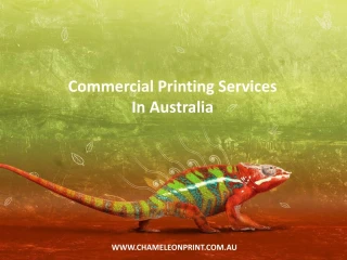 Commercial Printing Services In Australia - slide 1